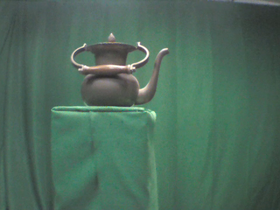 Brass Handle down Teapot